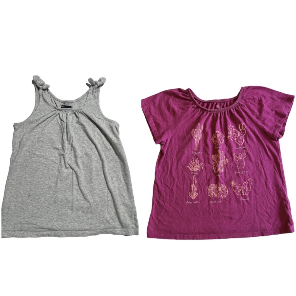 Gap kids 2 piece tank top & cactus graphic tee bundle XL/12 years